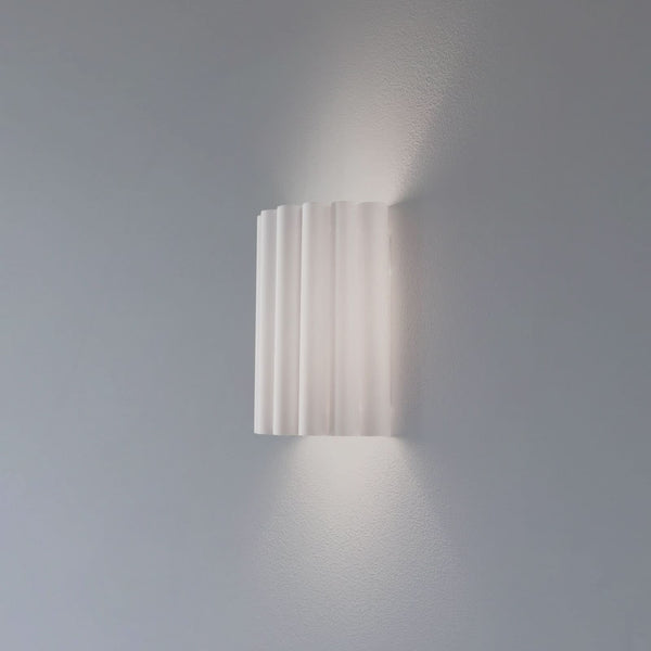 Applique murale Aria, blanc, hauteur 30 cm