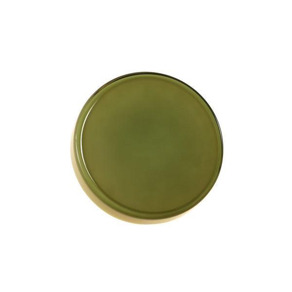 Applique murale LED Caramel en verre, vert et noir, Ø 28 cm