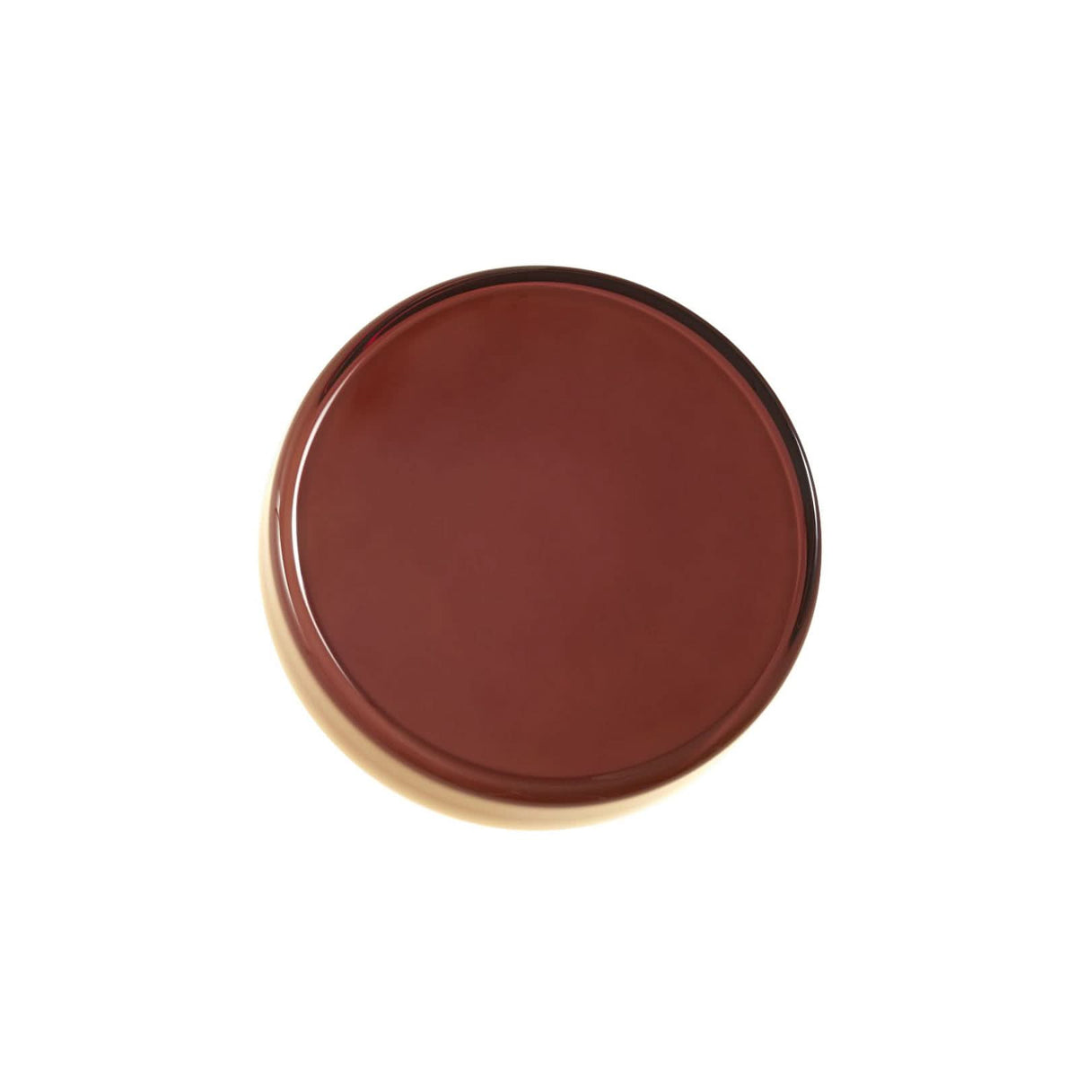 Applique murale LED Caramel en verre, marron et noir, Ø 38 cm