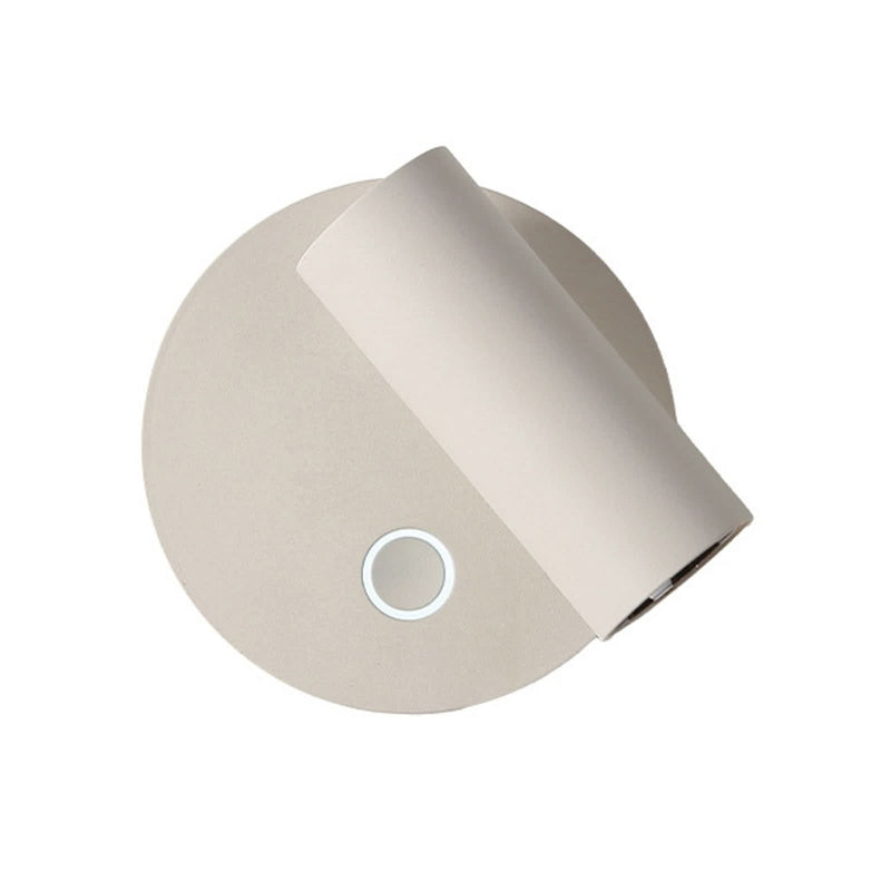 Applique murale LED Tara en métal, blanc, Ø 8,6 cm