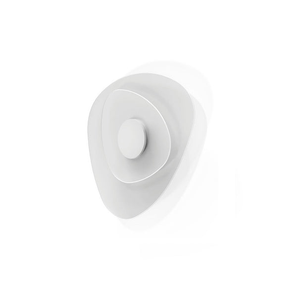 Applique murale LED Joint_W en métal, blanc, hauteur 58,1 cm