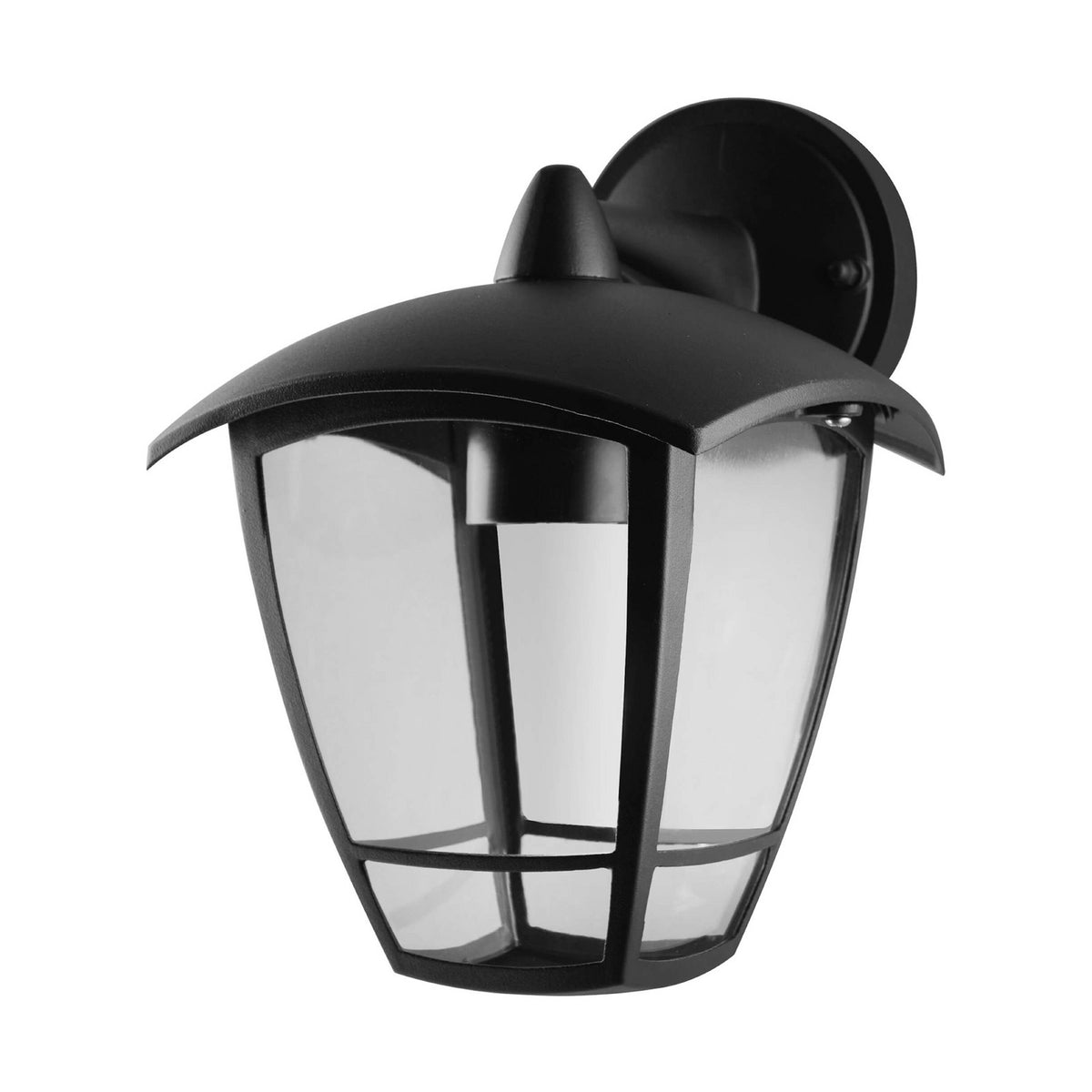 Applique d'extérieur Antique en aluminium, noir, hauteur 20 cm, IP44, 40 W, largeur 17 cm, modèle 2
