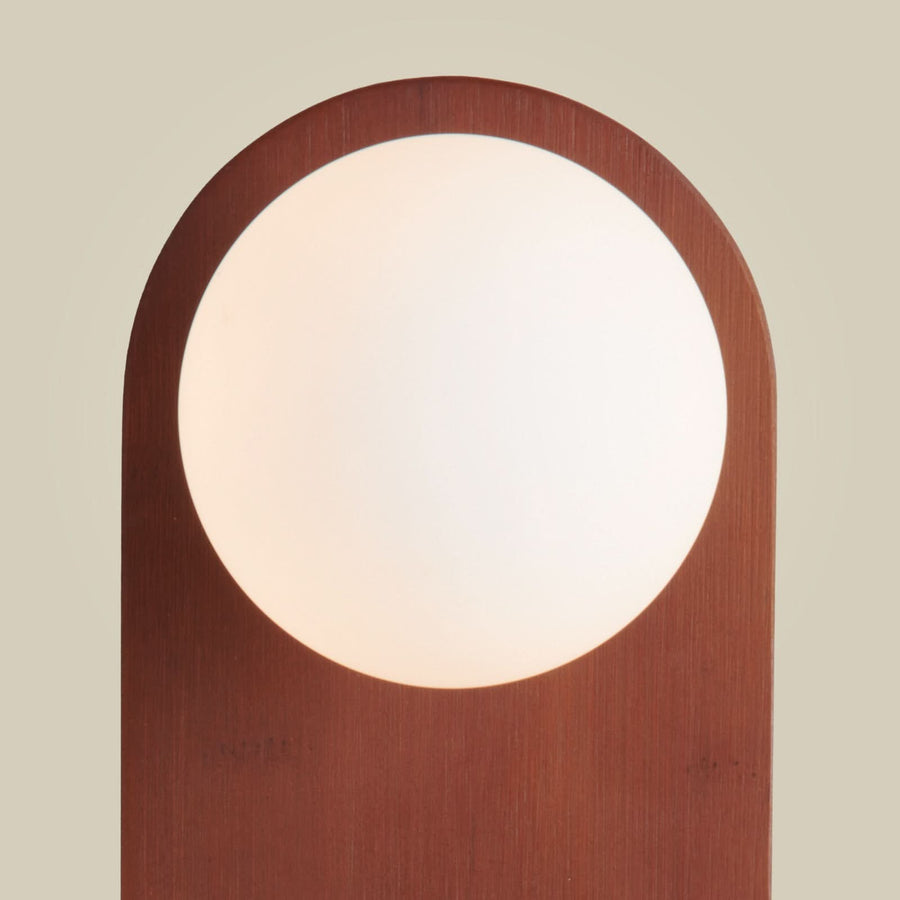 Applique murale Java en bambou, marron, hauteur 30 cm