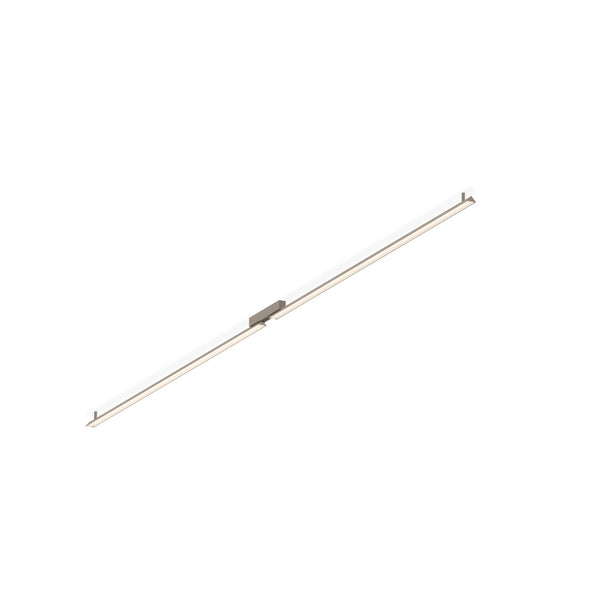 Applique murale LED SPA en aluminium, beige, 2 lumières, IP44, 2700 K, 21,6 W