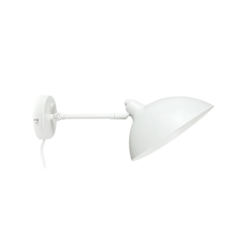 Applique murale Futura en métal, blanc, hauteur 19,2 cm
