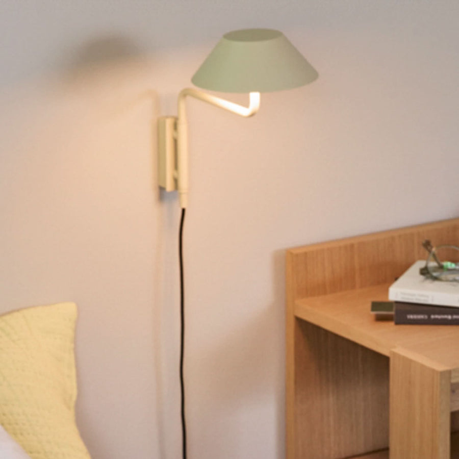 Applique murale LED Cover en métal, sable, hauteur 25 cm