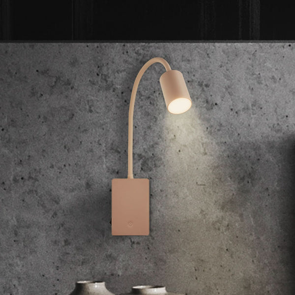 Applique murale LED rechargeable Brilo, beige, hauteur 51 cm