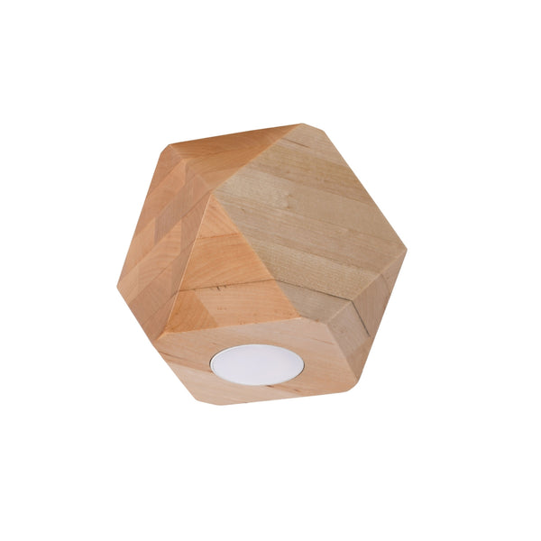 Plafonnier WOODY 1 bois naturel