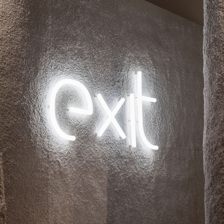 Applique murale LED Alphabet en aluminium, blanc, hauteur 65 cm, 3000 K, 19 W, largeur 65 cm
