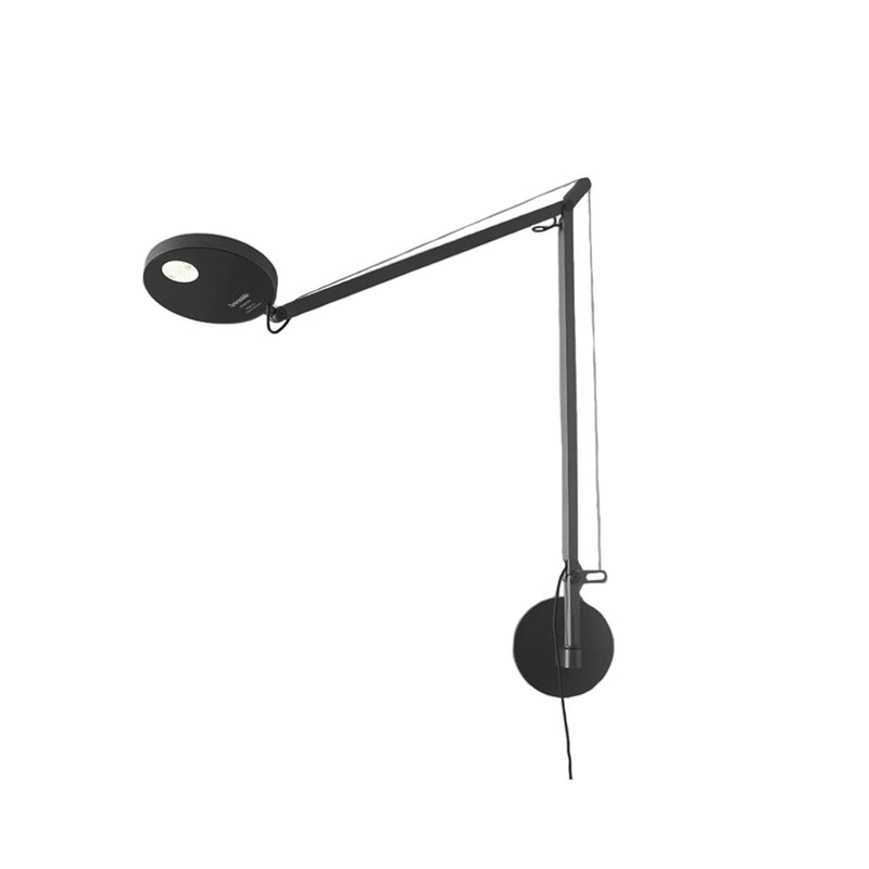 Applique murale LED Demetra 2 700 en aluminium, noir, hauteur 63,7 cm