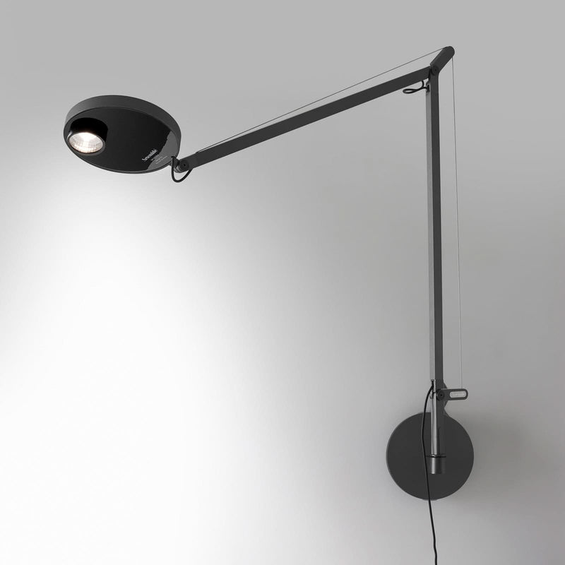 Applique murale LED Demetra Professional en aluminium, anthracite, hauteur 63,7 cm, 3000 K, 9,4 W