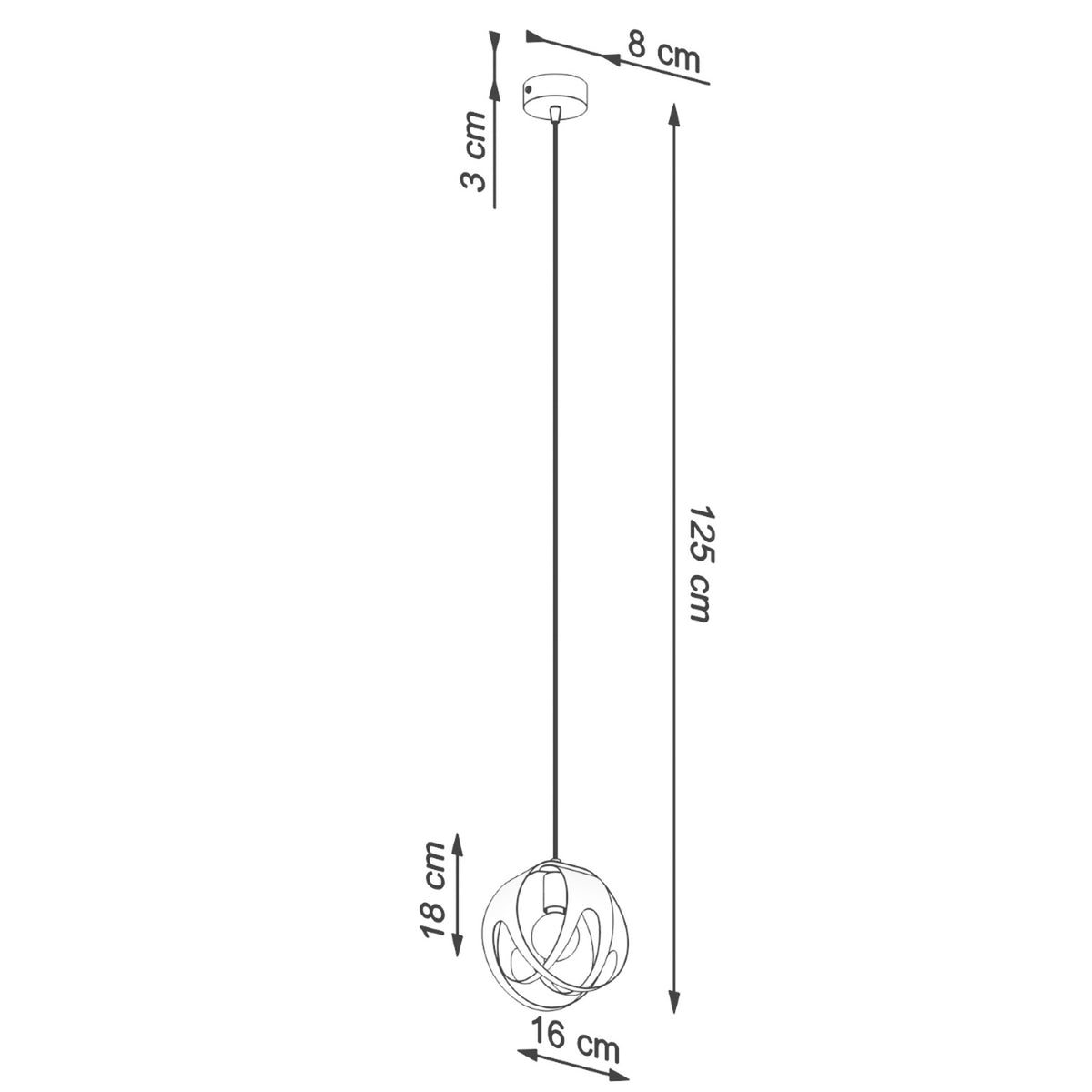 Lampe pendante TULOS 1