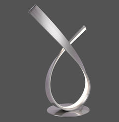 Lampe à poser Linda acier