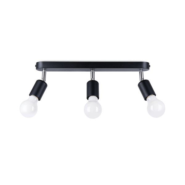 Plafonnier FORNES 3 noir