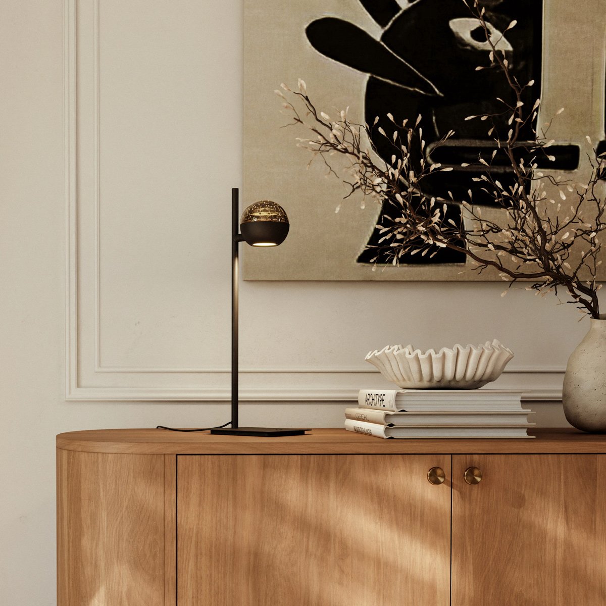 Lampe à poser Belluno noir