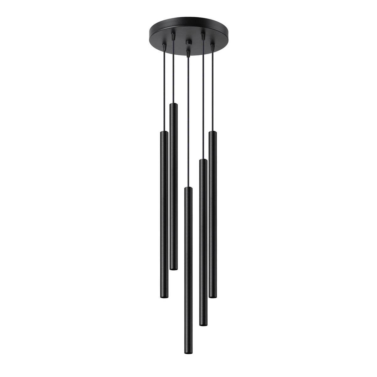 Lampe pendante PASTELO 5P Noir