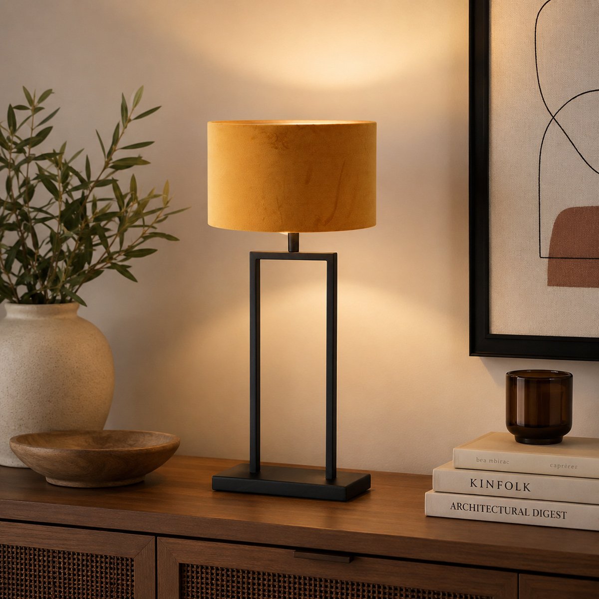 Lampe à poser Stang noir