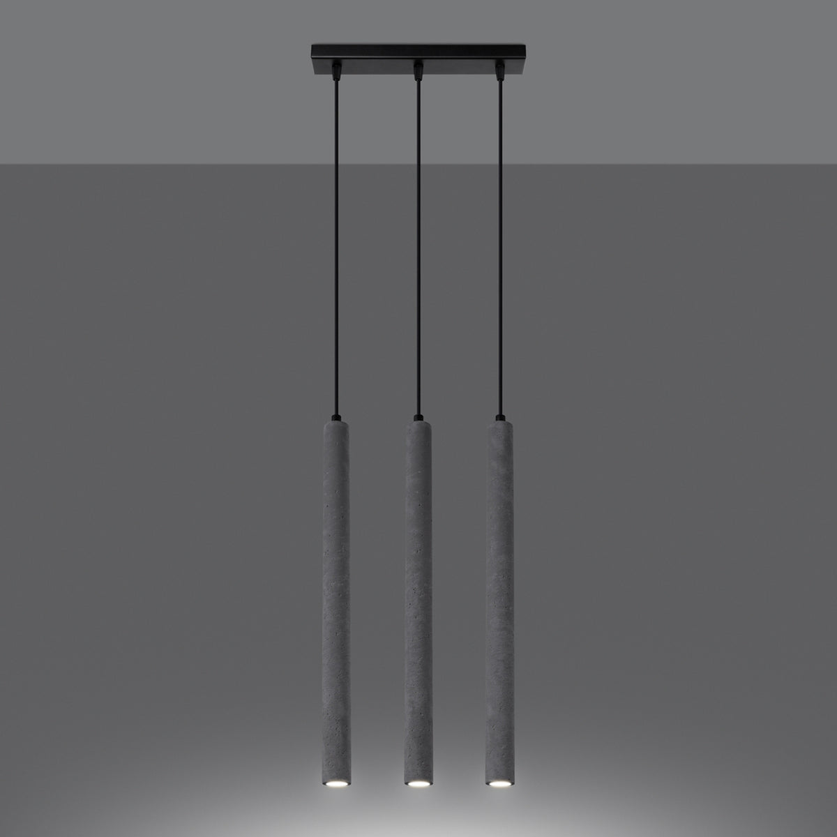Lampe suspendue PASTELO 3L béton