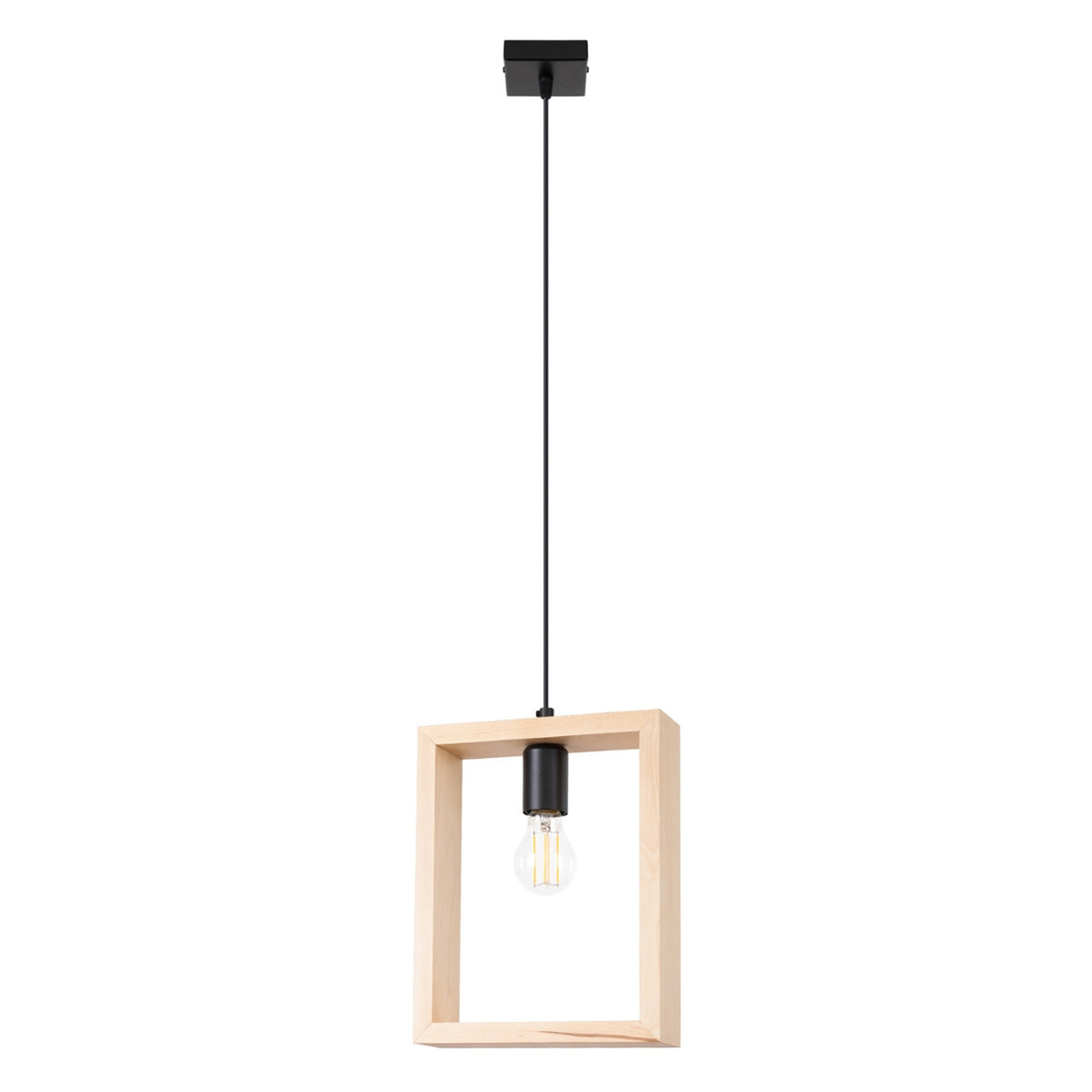 Lampe suspendue ARIES Bois naturel