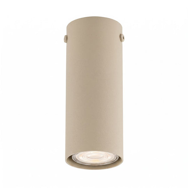 Plafonnier Tecno beige, P 15 cm