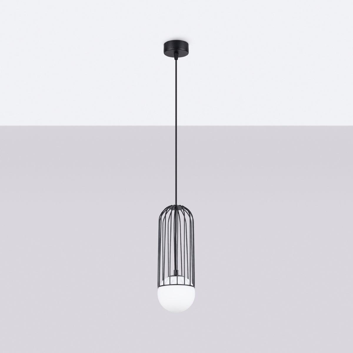 Lampe suspendue BRINA 1 noir