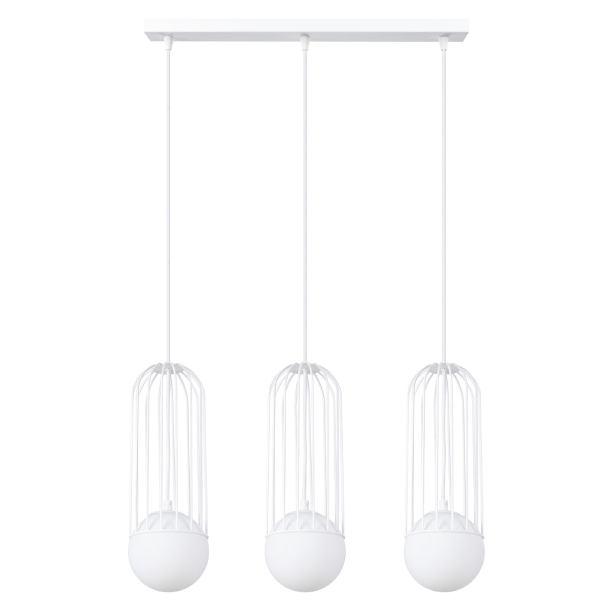 Lampe suspendue BRINA 3L Blanc