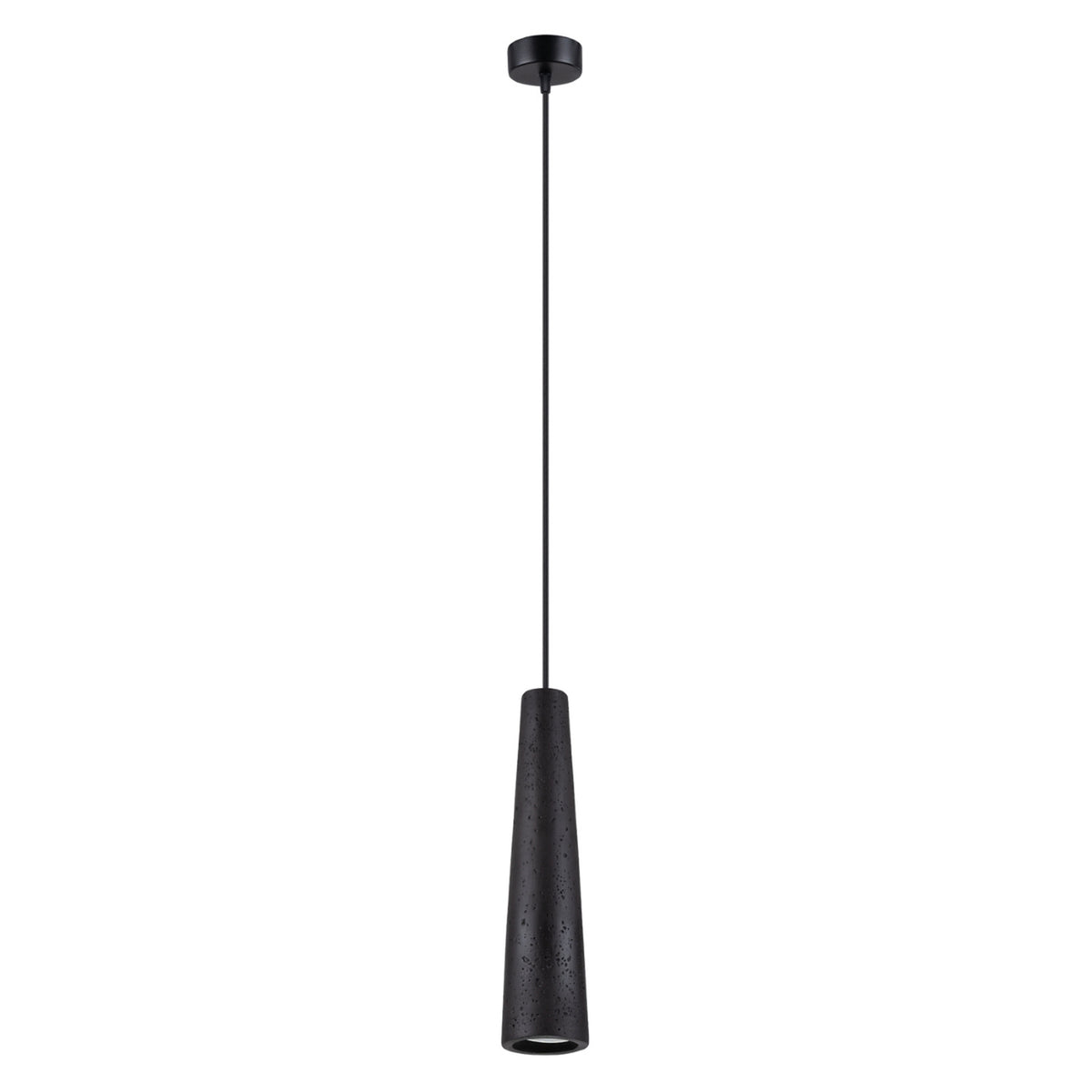 Lampe suspendue ELECTRA béton Noir