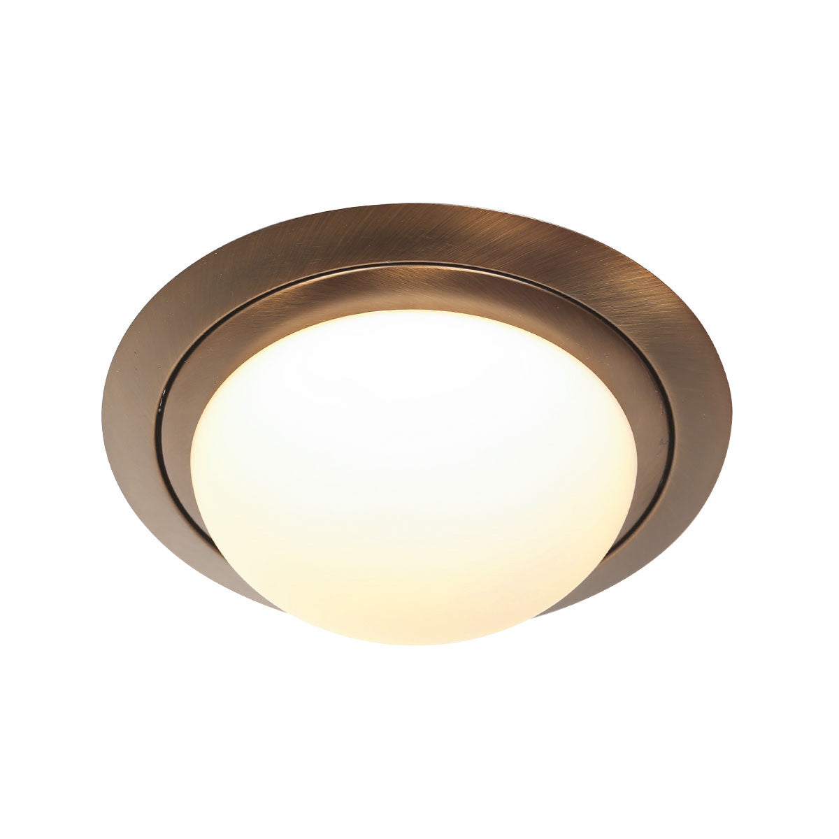 Plafonnier Ikaro 1365BR Bronze Ø24 cm dimmable en 4 étapes
