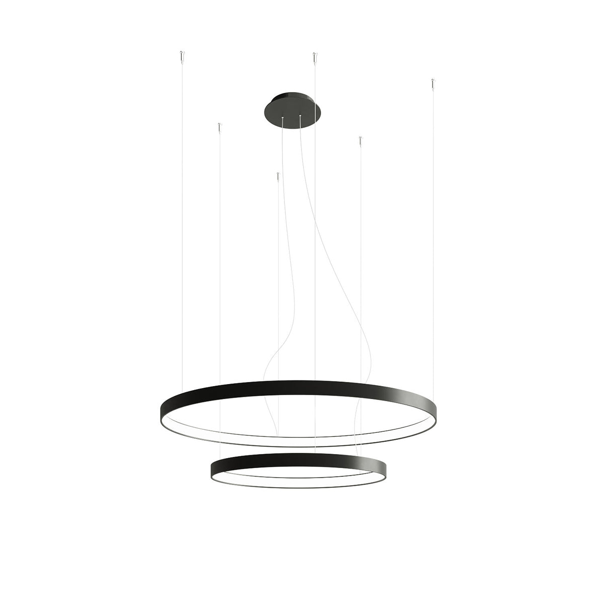 Lustre RIO 2 55/78 LED 3000K Noir