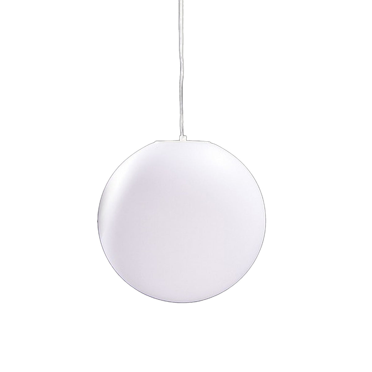 Suspension extérieure Avoriaz blanche, IP44, Ø 35 cm
