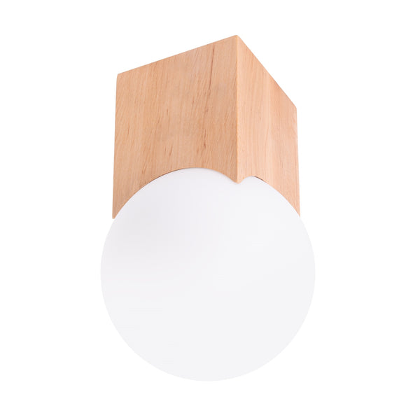 Plafonnier SOLIS bois naturel