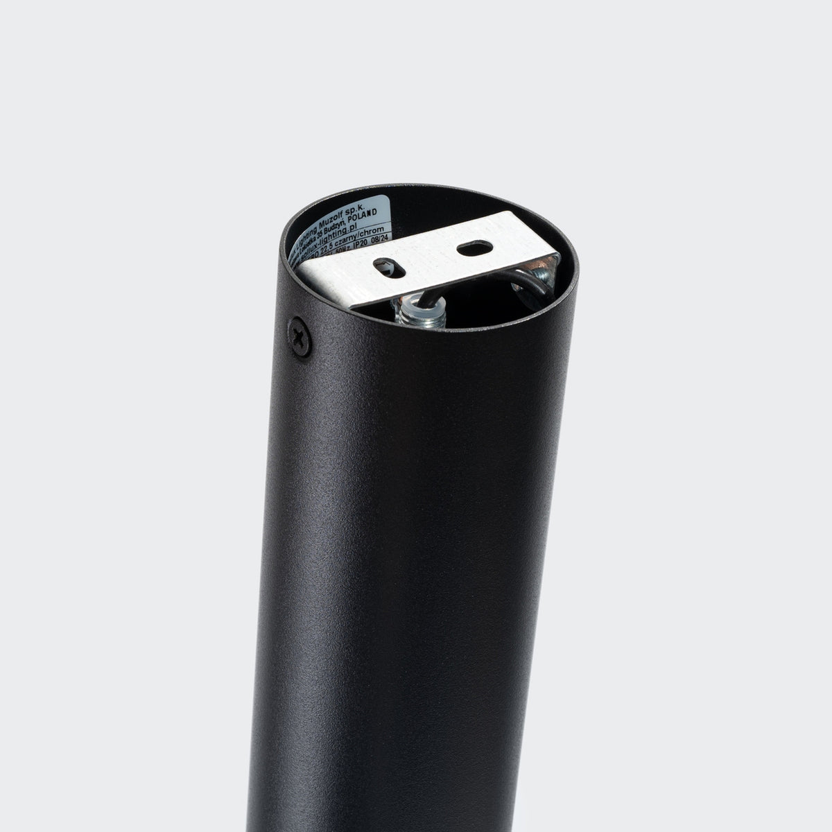 Plafonnier NERO 22,5 noir/chrom