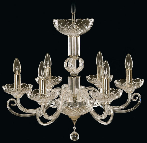 Lustre en verre transparent EL401600