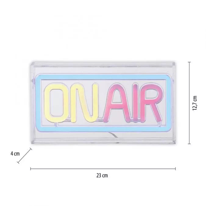 Schéma de dimensions du luminaire : largeur 23 cm, hauteur 12,7 cm, profondeur 4 cm