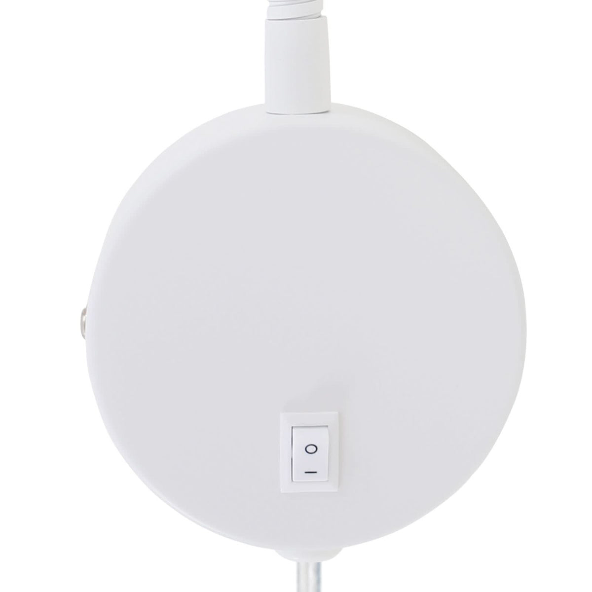 Applique murale Tusa en métal, blanc, hauteur 45 cm