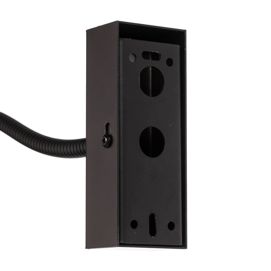 Applique murale 58152080 en laiton, noir, hauteur 17 cm