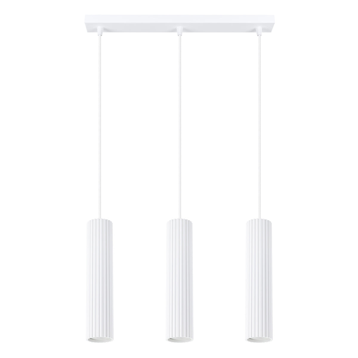Lampe suspendue KARBON 3L Blanc