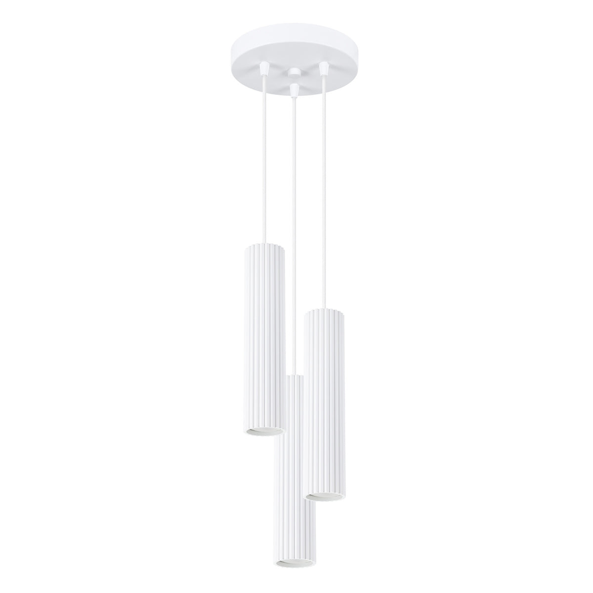 Lampe suspendue KARBON 3P Blanc