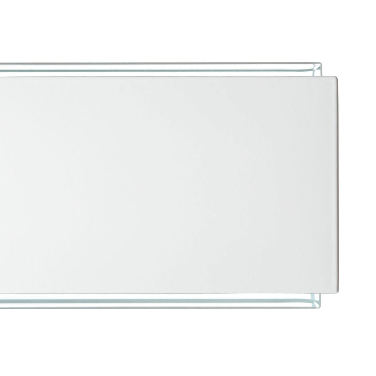 Applique murale LED 12278 3.000K 30 en verre, blanc, hauteur 6,3 cm