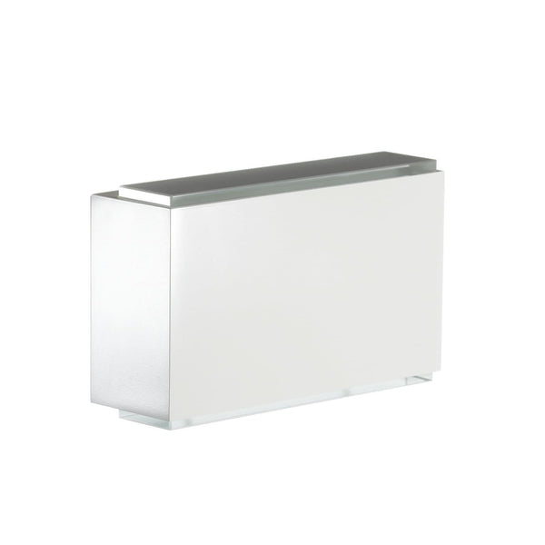 Applique murale LED 23015 3000K 18cm en verre, blanc, hauteur 10,5 cm