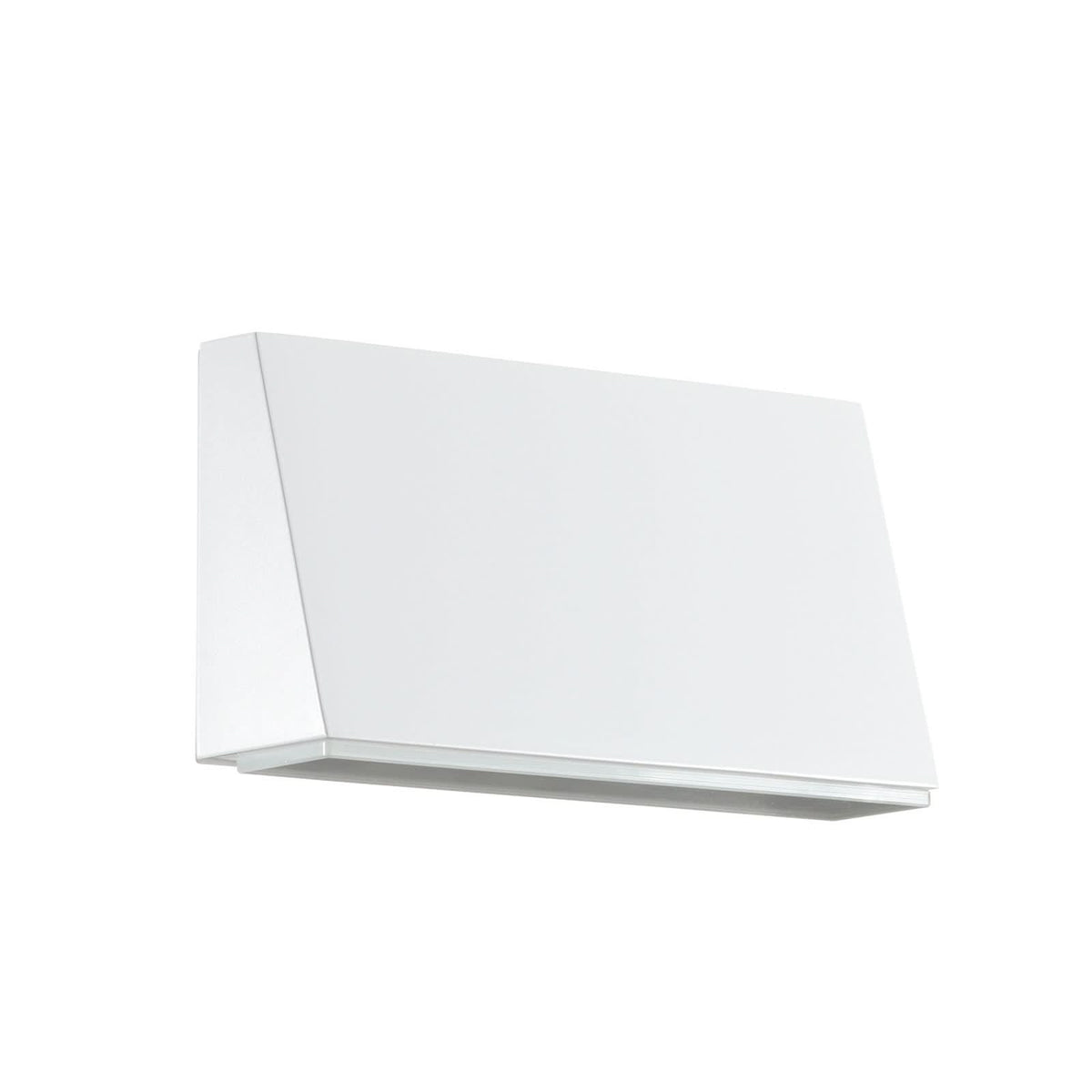 Applique murale LED 50071 en verre, blanc, hauteur 10 cm