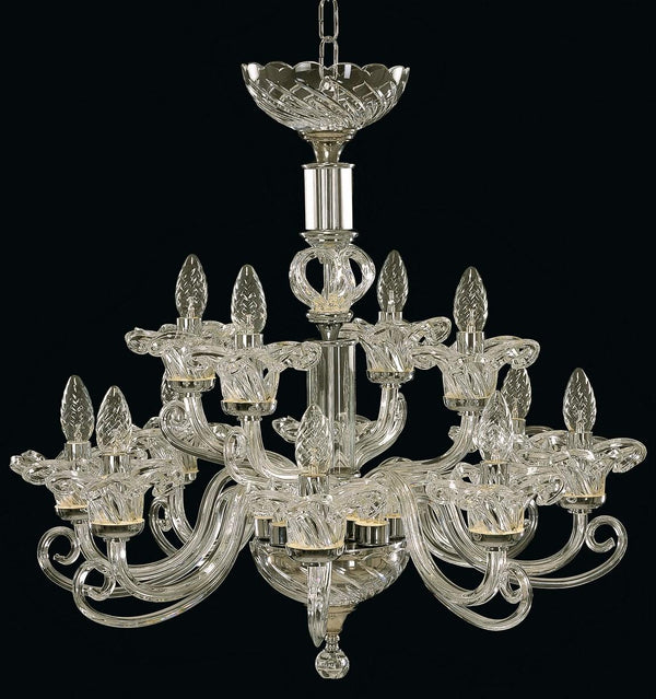 Lustre en verre transparent EL4001200