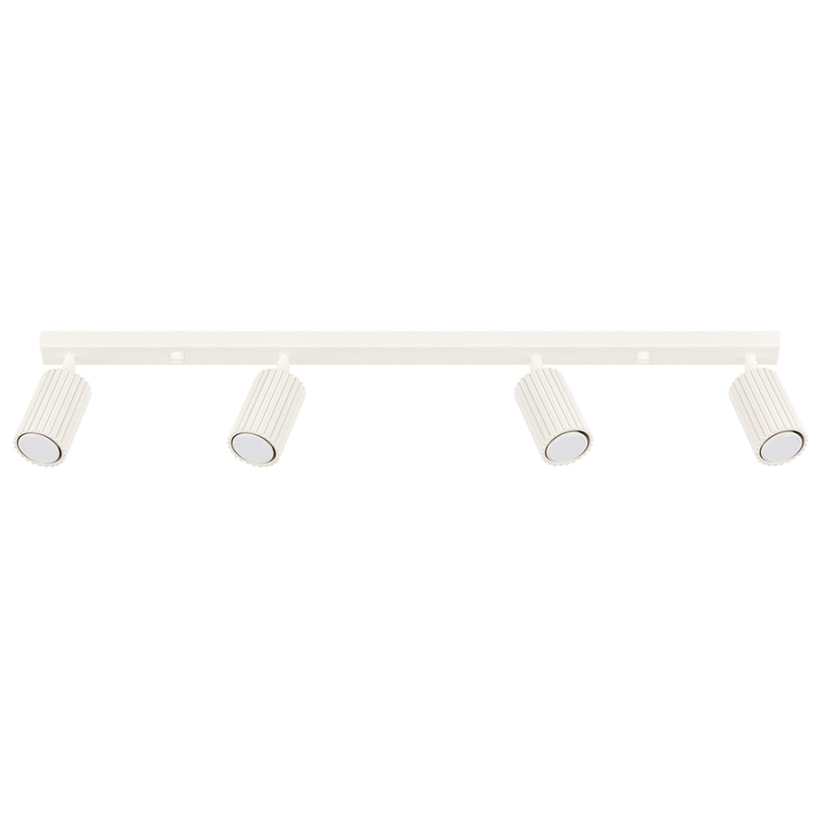 Plafonnier KARBON 4L brun Beige