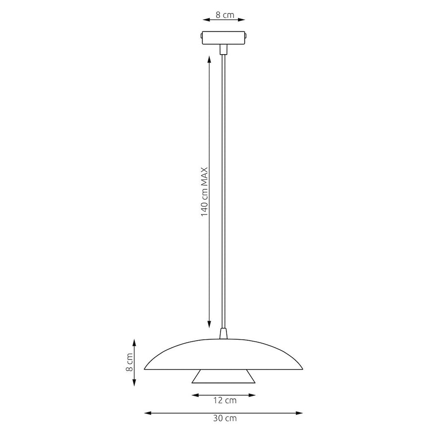 Suspension Babel blanche