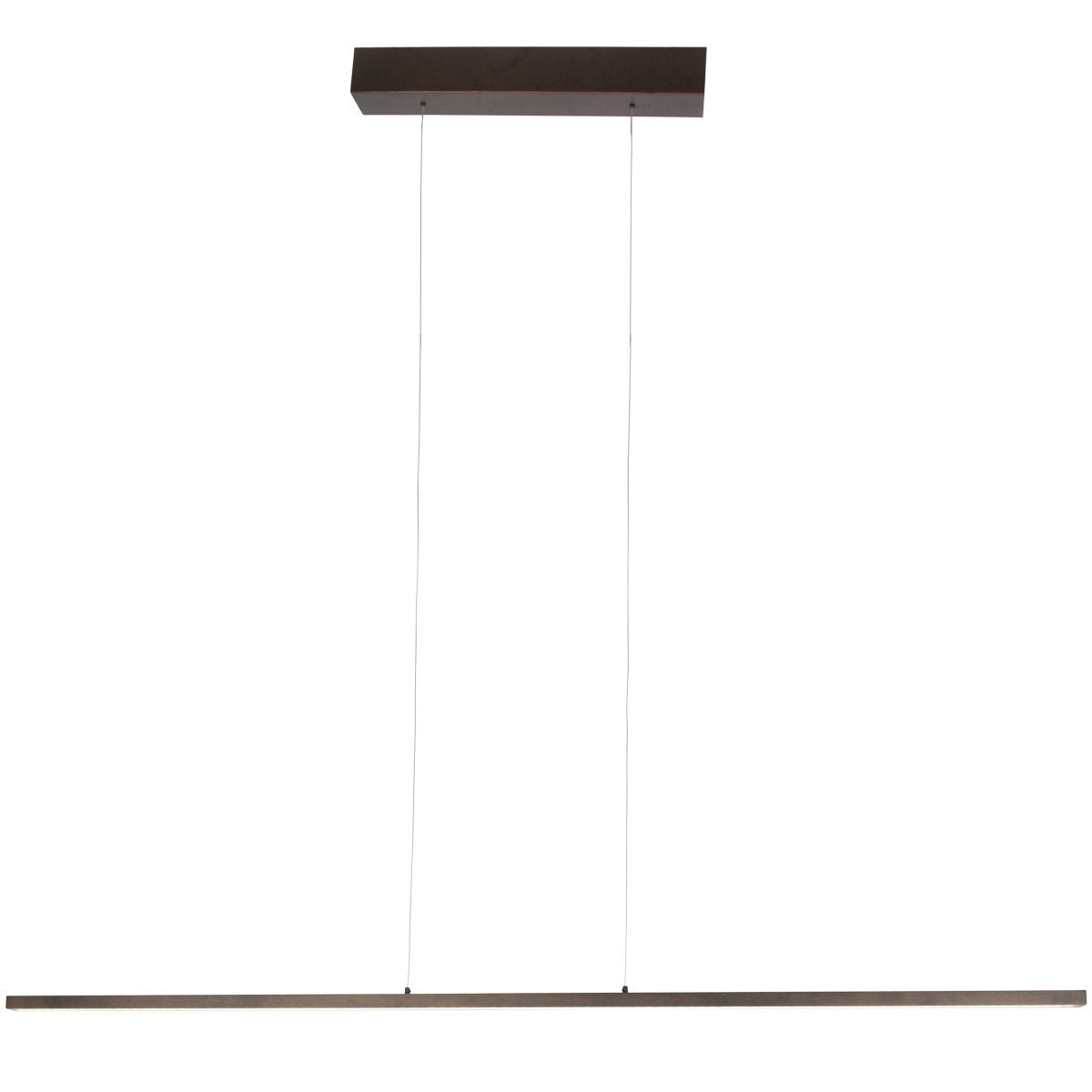 Suspension luminaire Bande marron