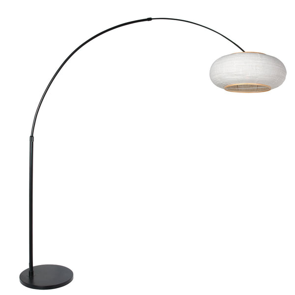 Lampadaire Silva-Alba noir