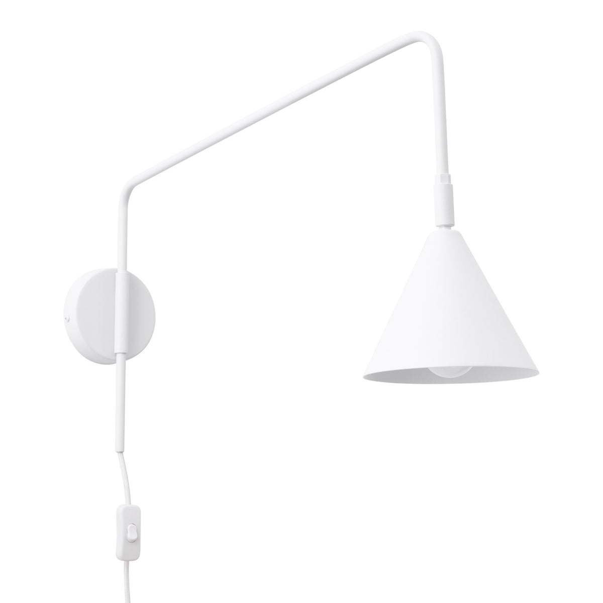 Applique murale NOX 1 Blanc Sans interrupteur