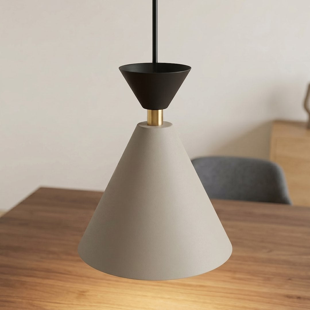 Suspension Klever beige