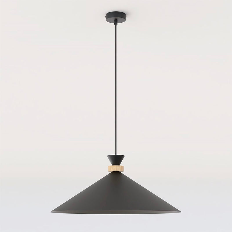 Suspension Olivo noire, H 50 cm