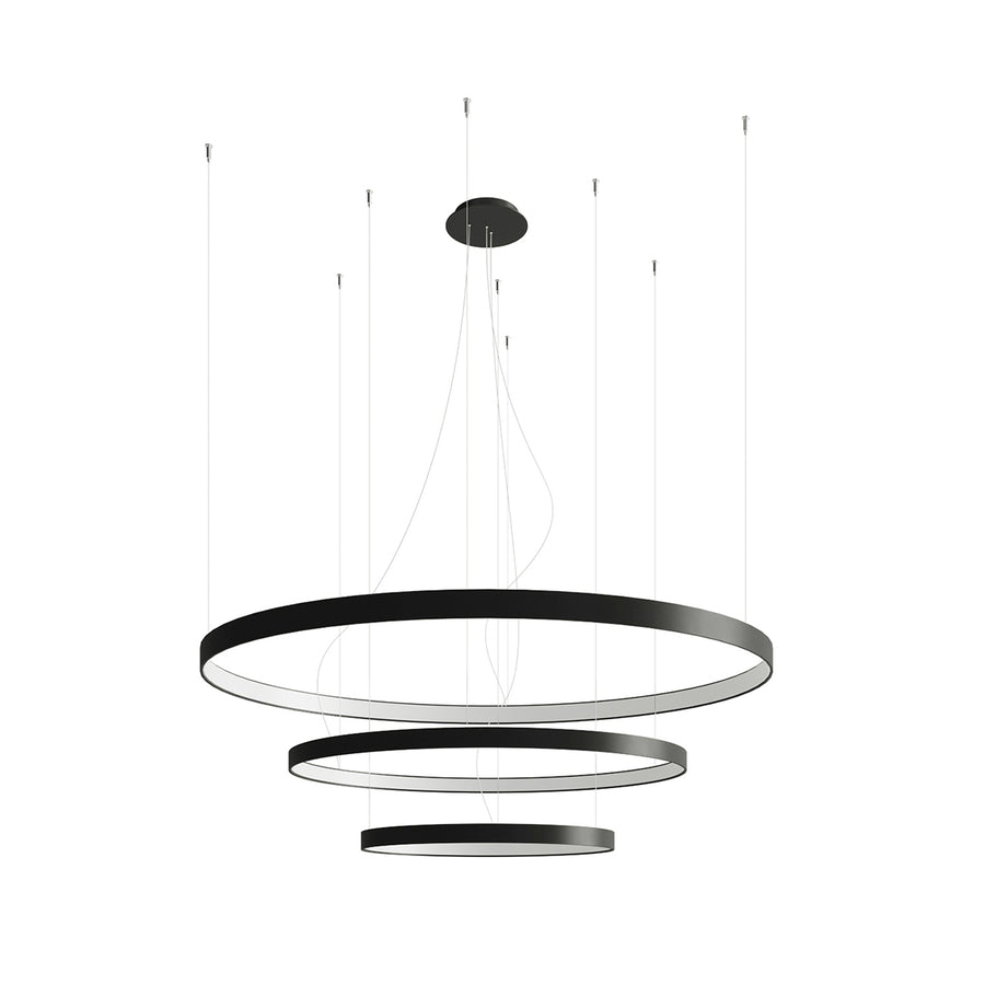 Lustre RIO 3 55/78/110 LED 4000K Noir
